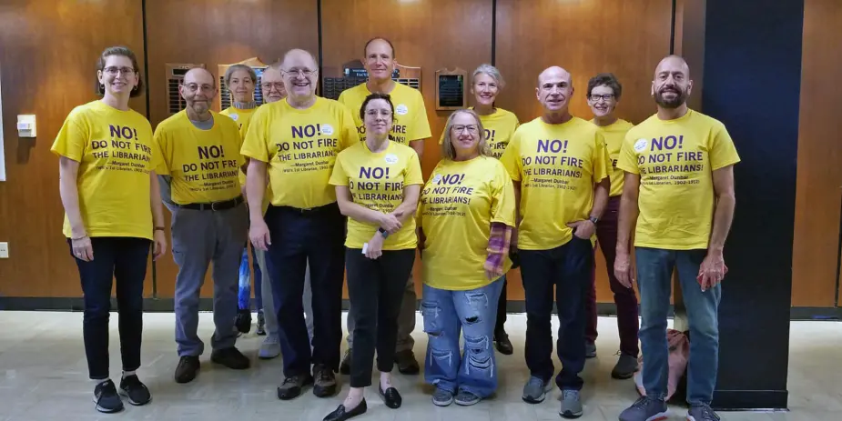 Picture of WIU Librarians and friends on Founder's Day